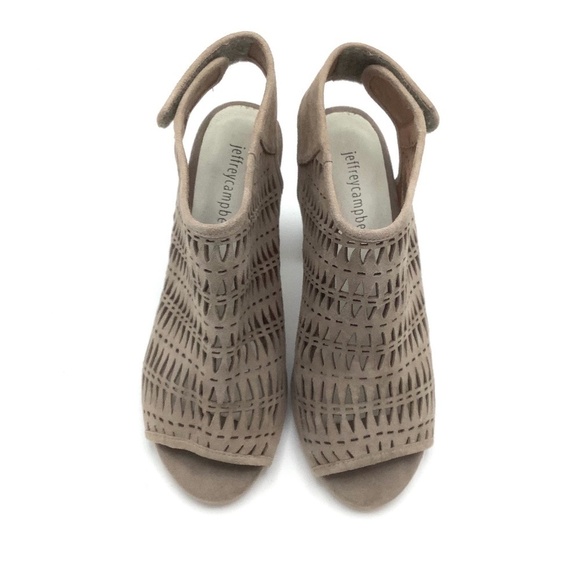 Jeffrey Campbell Leather Open Toe Heel Sandals 8 - Picture 4 of 14